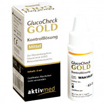 Aktivmed GlucoCheck GOLD mg/dl - Blutzuckermessgerät / 1 Set | DIASHOP